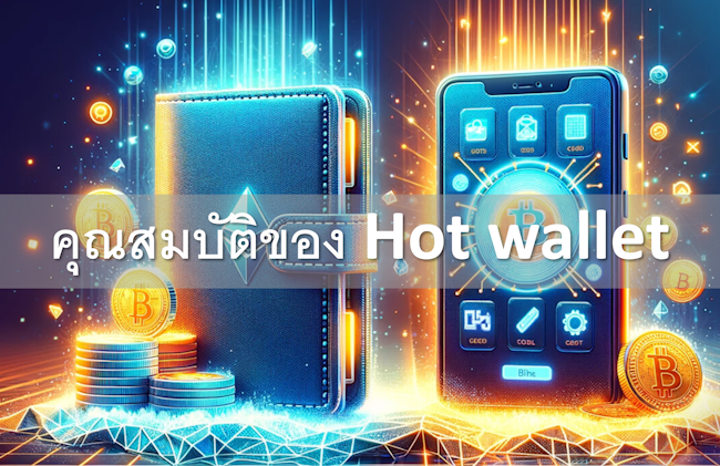 คุณสมบัติของ Hot wallet